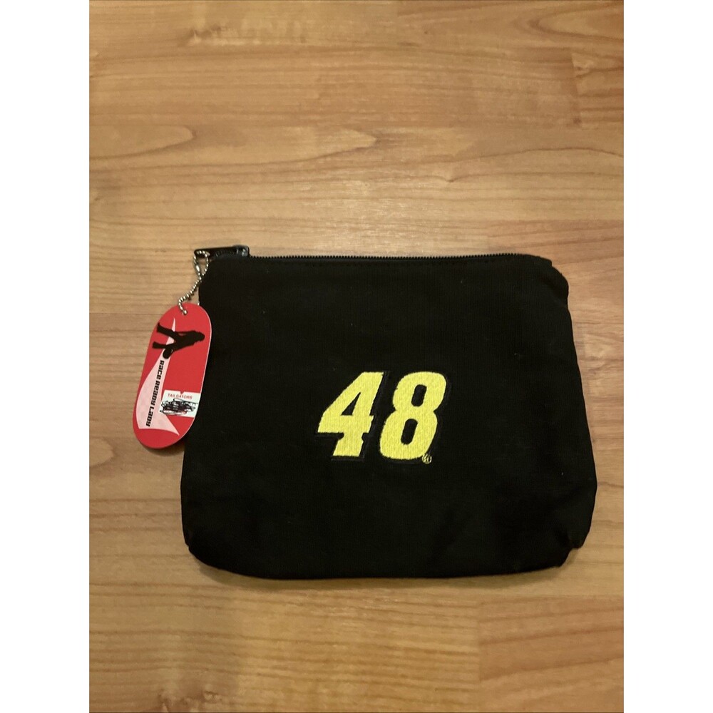 Race Ready Lady Nascar Canvas Zippered Bag #48 Black